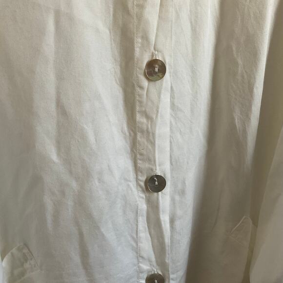 Bryn Walker Marta Oversized Lagenlook 100% Tencel Button Front Jacket - NEW - Picture 2 of 10